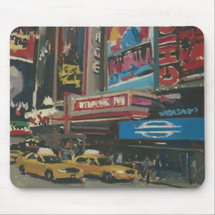 Tapis De Souris Times Square lumineux 2012 de lumières