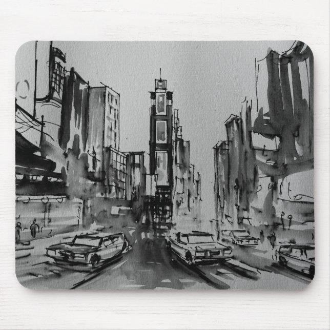 Tapis De Souris Times Square New York Mousepad (Devant)