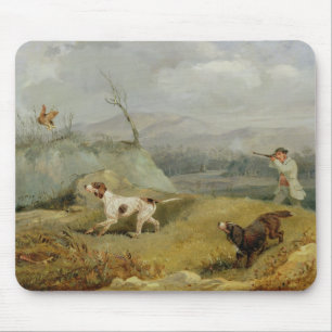 Tapis De Souris Tir de grouse (huile sur la toile)