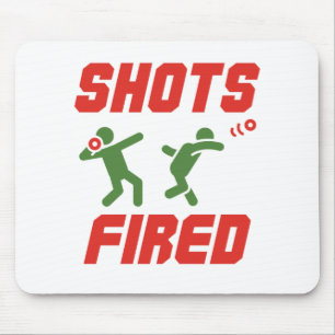 Tapis De Souris Tirages Fired Funny Shot Put Track et Field