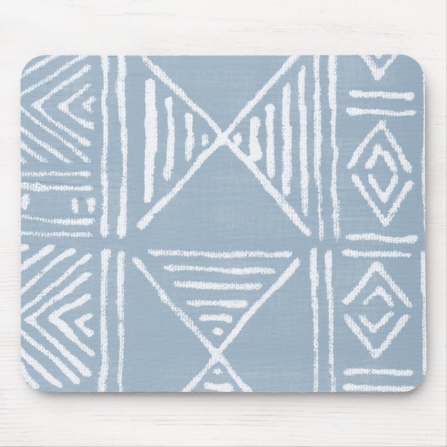 Tapis De Souris Tissu de boue de chambray Pad (Devant)