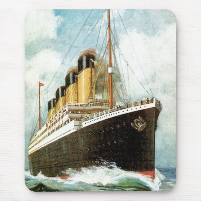Tapis De Souris Titanic en mer (Devant)