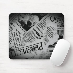 Tapis De Souris Titres de papier journal