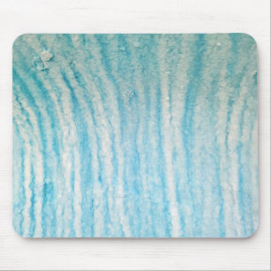 Tapis De Souris Toile Abstraite Bleu Océan Et Blanc Imprimer Tript