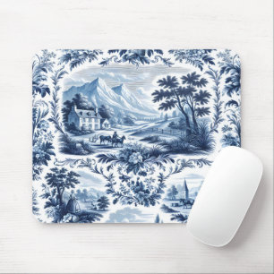 Tapis De Souris Toile Bleue Pays Français