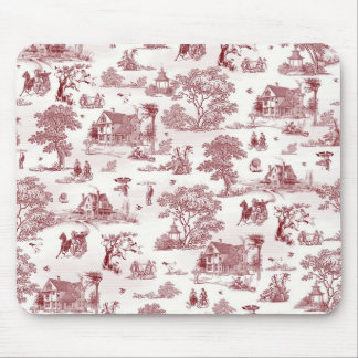 Tapis De Souris Toile De Jouy - après-midi vintage