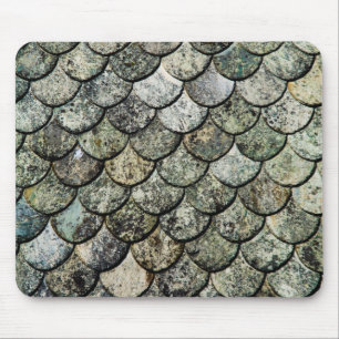 Tapis De Souris Toit Motif en ardoise norvégien