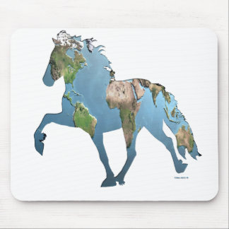 Tapis De Souris Toltant le Monde