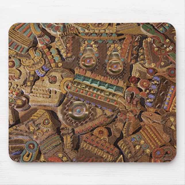 TAPIS DE SOURIS TOLTEC CARVING (Devant)