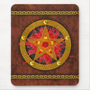 Tapis De Souris Tome Mystique Ancien de Sortilèges Magiques & Poti