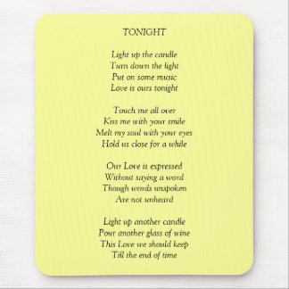 Tapis De Souris TONIGHT/Love