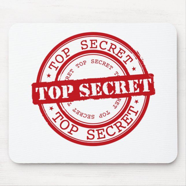Tapis De Souris Top Secret (Devant)