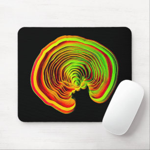 Tapis De Souris Topographie néon lumineuse Technologie d'onde sono