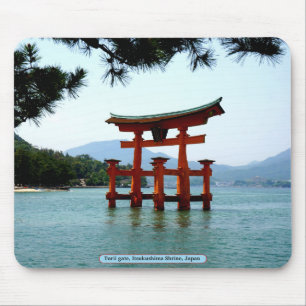 Tapis De Souris Torii gate, Itsukushima Shrine, Japon