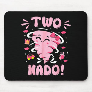 Tapis De Souris Tornade 2 ans Fille Anniversaire Deux Nado 2e Anni