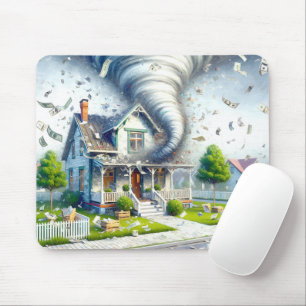 Tapis De Souris Tornade de l'argent immobilier