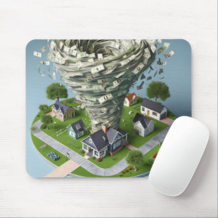 Tapis De Souris Tornade de l'argent immobilier
