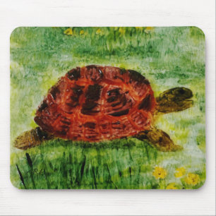 Tapis De Souris Tortue animale d'art de reptile