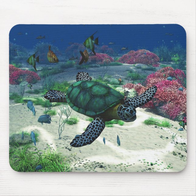 Tapis De Souris Tortue de mer (Devant)