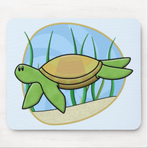 Tapis De Souris Tortue de mer de Kawaii Mousepad