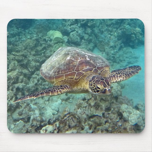 Tapis De Souris Tortue d'Hawaï Honu (Devant)