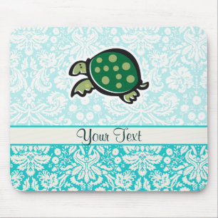 Tapis De Souris Tortue ; mignonne
