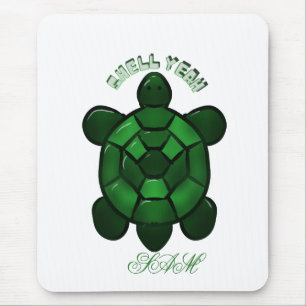 Tapis De Souris Tortue mignonne personnalisée et sur mesure