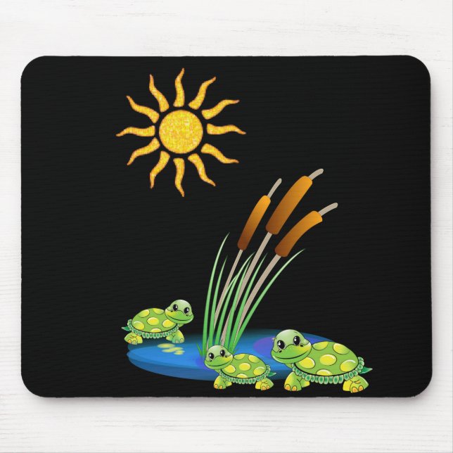Tapis De Souris Tortue mousepad (Devant)