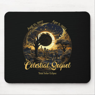 Tapis De Souris Total Éclipse solaire Séquelle céleste 2017 Totali