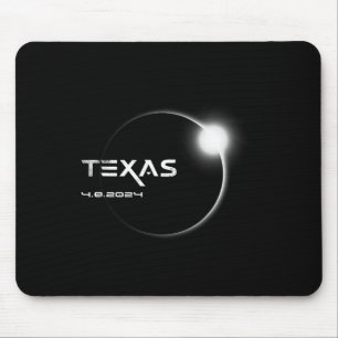Tapis De Souris Total Texas 4.08.2024 Total Solar Eclipse 2024