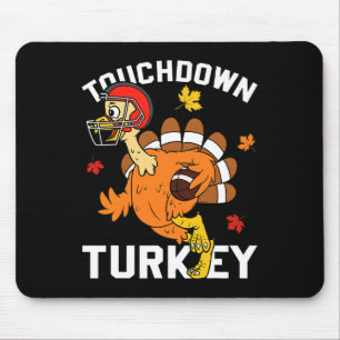 Tapis De Souris Touchdown Turquie Automne Automne Y'all Thanksgivi
