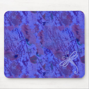 Tapis De Souris Touche de libellule bleue Art