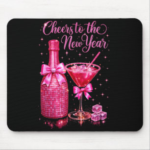 Tapis De Souris Touchez le Nouvel An Bonne Année 2026 Fête Wo