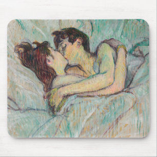 Tapis De Souris Toulouse-Lautrec - En Lit, Baiser