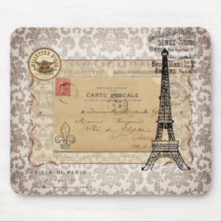 Tapis De Souris Tour Eiffel chic minable vintage de Paris