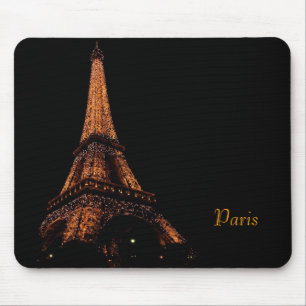Tapis De Souris Tour Eiffel la nuit, Paris
