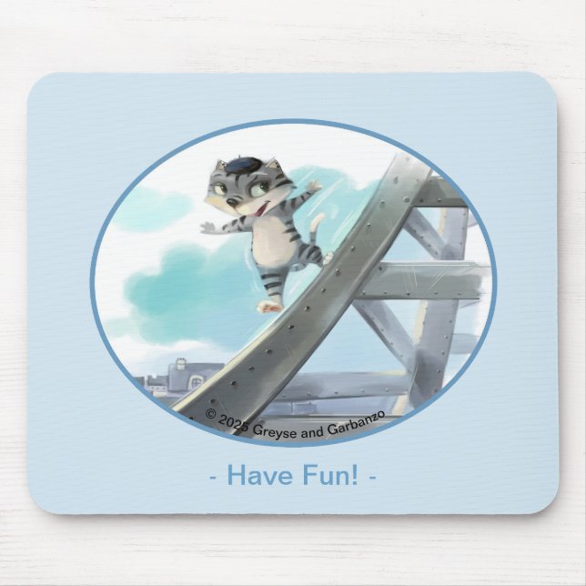 Tapis De Souris Tour Eiffel Mousepad - Amusants (Devant)