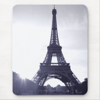 Tapis De Souris Tour Eiffel noir et blanc