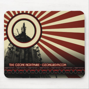 Tapis De Souris Tour Mousepad de cauchemar de l'ozone