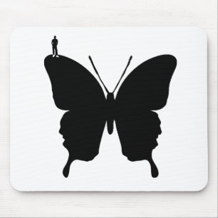 Tapis De Souris Tour Mousepad de papillon