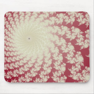Tapis de souris Tourbillon Rouge Lisse