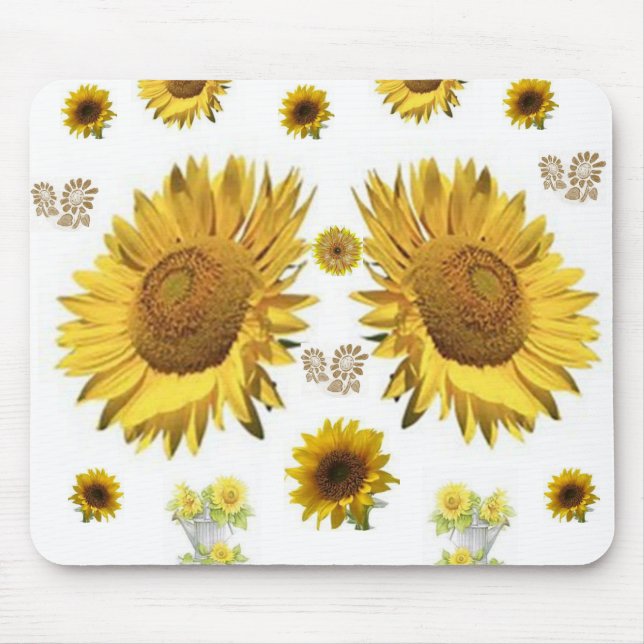 Tapis De Souris Tournesol Mousepad (Devant)