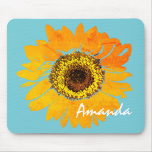 Tapis De Souris Tournesol personnalisé Mousepad