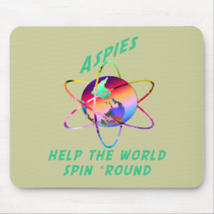 Tapis De Souris Tournez le monde Mousepad