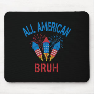 Tapis De Souris Tous les Américains 4 juillet garçons Ados patriot