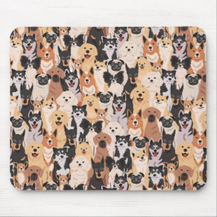 Tapis de souris Tous les chiens