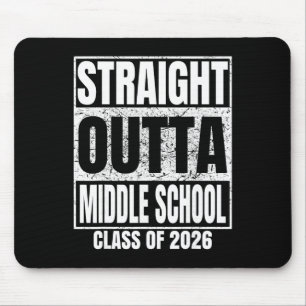 Tapis De Souris Tout droit sorti du collège Cl Of 2026 Diplômé de 
