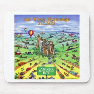 Tapis De Souris Toutes les routes mènent à Atlanta Georgia