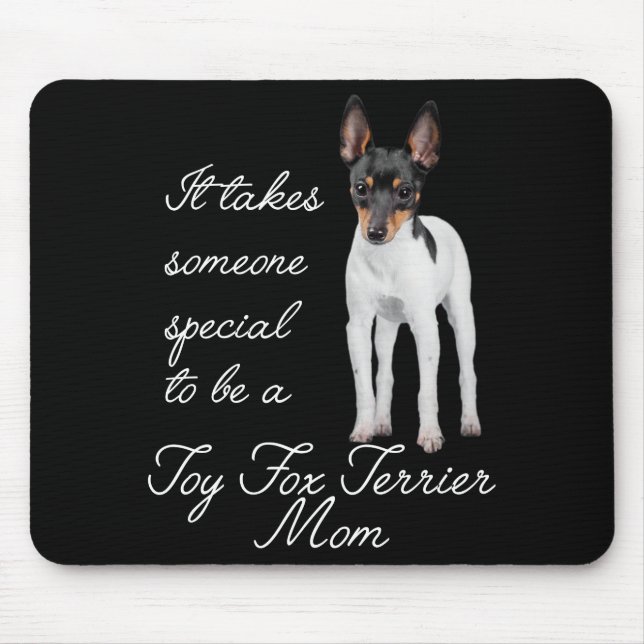 Tapis De Souris Toy Fox Terrier Maman Mousepad (Devant)