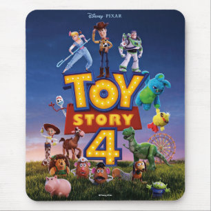 Tapis De Souris Toy Story 4  Jouets sur le terrain